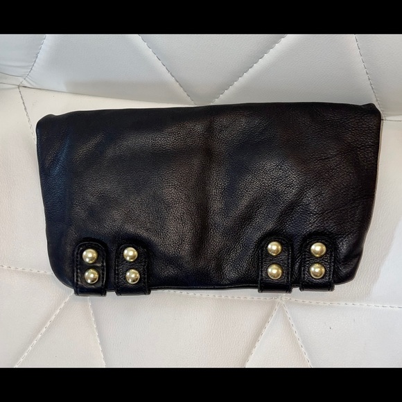 Leather Fold over bag, Linea Pelle Collection - Picture 2 of 8